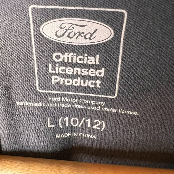 Ford T Shirt Girls Size Large (10-12) Gray Bronco Graphic Short Sleeve Cotton - Picture 2 of 14